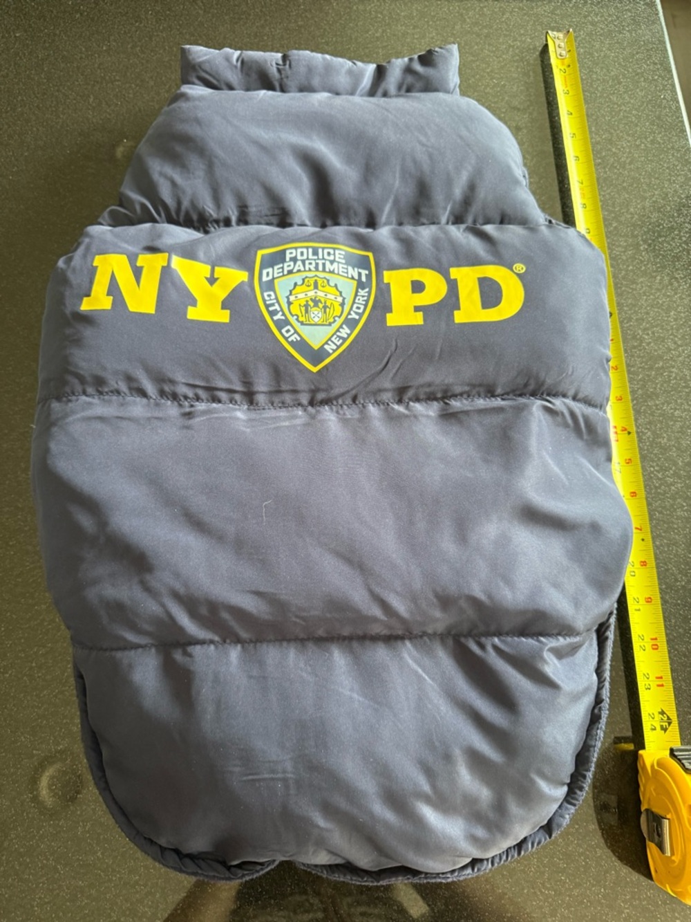 NYPD Puffer Dog Jacket-2XL
